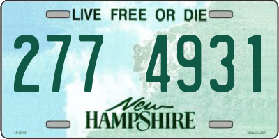 NH license plate 2774931