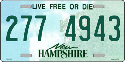 NH license plate 2774943