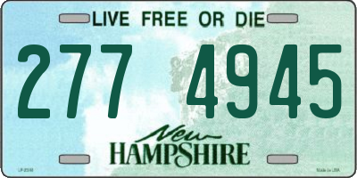 NH license plate 2774945