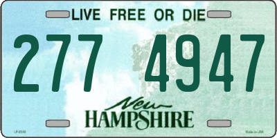 NH license plate 2774947