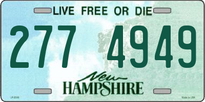 NH license plate 2774949
