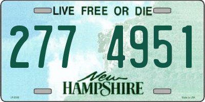 NH license plate 2774951