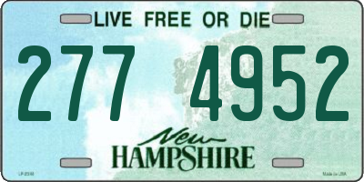 NH license plate 2774952