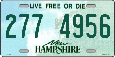 NH license plate 2774956