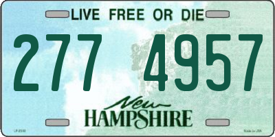 NH license plate 2774957
