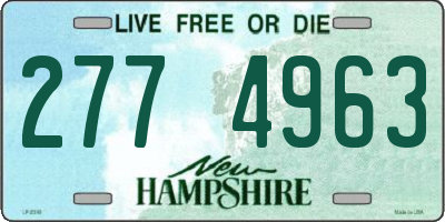 NH license plate 2774963