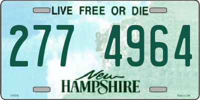 NH license plate 2774964