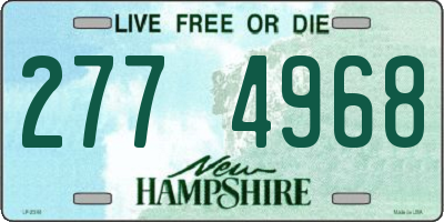 NH license plate 2774968