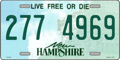 NH license plate 2774969