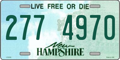 NH license plate 2774970
