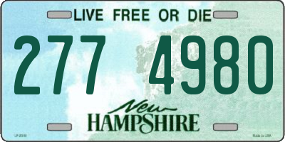NH license plate 2774980