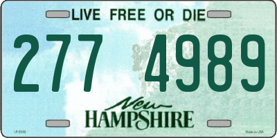 NH license plate 2774989