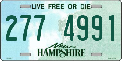NH license plate 2774991