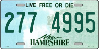 NH license plate 2774995