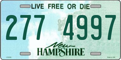 NH license plate 2774997
