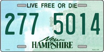 NH license plate 2775014