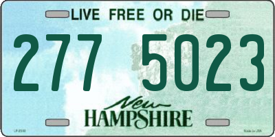 NH license plate 2775023