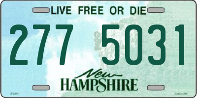 NH license plate 2775031