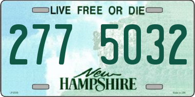 NH license plate 2775032