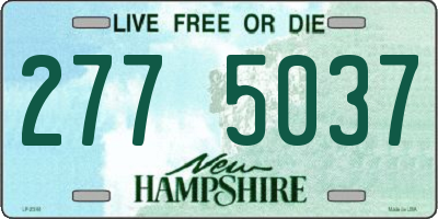 NH license plate 2775037