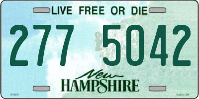 NH license plate 2775042