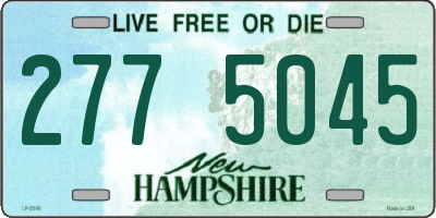 NH license plate 2775045