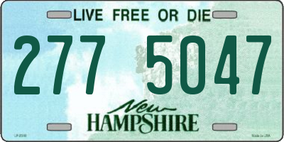 NH license plate 2775047
