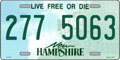 NH license plate 2775063