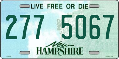NH license plate 2775067
