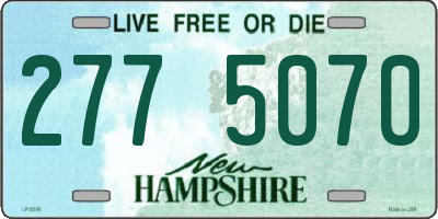 NH license plate 2775070