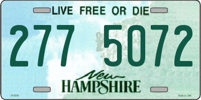 NH license plate 2775072