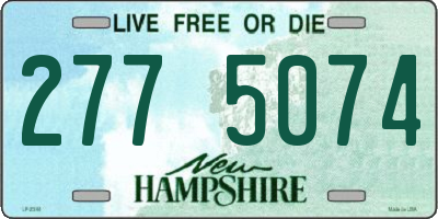 NH license plate 2775074
