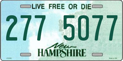 NH license plate 2775077