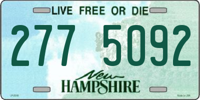 NH license plate 2775092
