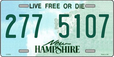 NH license plate 2775107