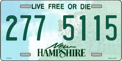 NH license plate 2775115