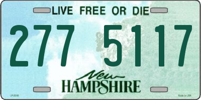 NH license plate 2775117