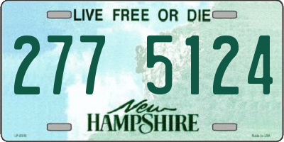 NH license plate 2775124