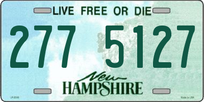 NH license plate 2775127