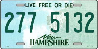 NH license plate 2775132