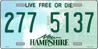 NH license plate 2775137