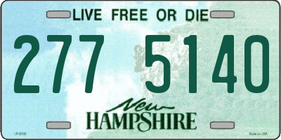 NH license plate 2775140