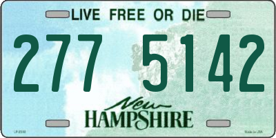 NH license plate 2775142