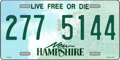 NH license plate 2775144