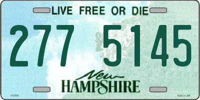 NH license plate 2775145