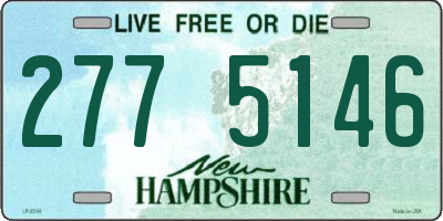 NH license plate 2775146
