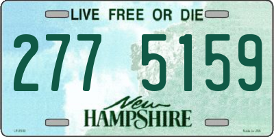 NH license plate 2775159