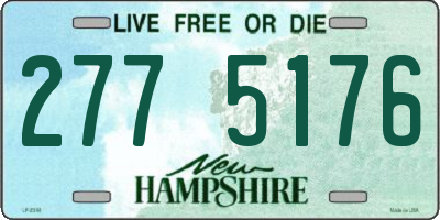NH license plate 2775176