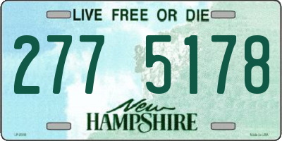 NH license plate 2775178