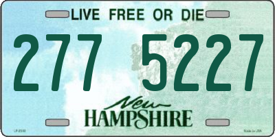 NH license plate 2775227